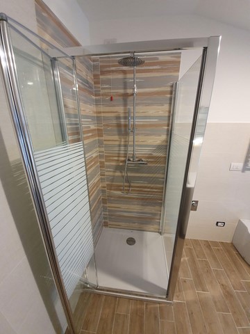 box doccia in cristallo zebrato