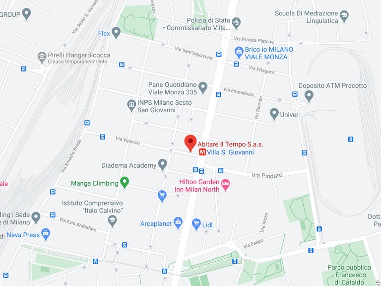 mappa via Vipacco 4 Milano