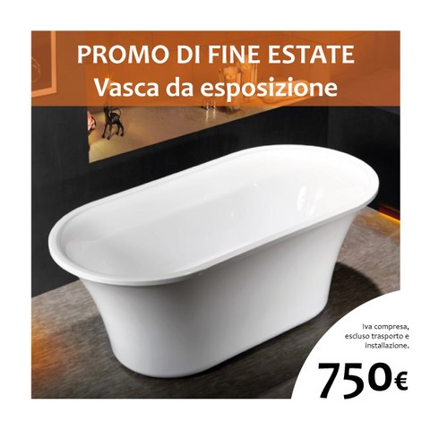 promozione vasca freestanding da esposizione